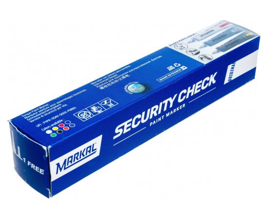 Маркер-краска для пломбирования Markal Security Check, зелёный 96672 – изображение 3