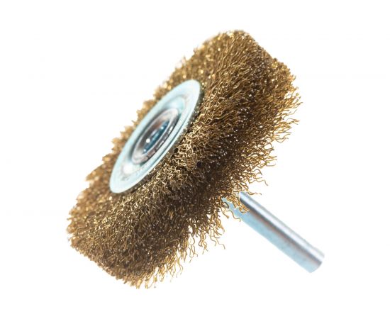 Кордщетка для дрели дисковая (латунь, 50х10 мм) JTC 5852 – изображение 3