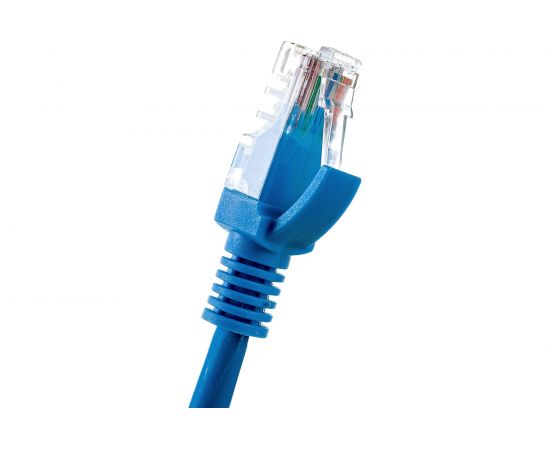 Патч-корд ExeGate UTP-RJ45-RJ45-5e-0,5M-LSZH-BL, UTP, cat.5e, 0.5м, синий 286380 – изображение 3