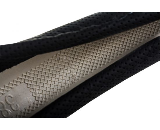 Оплетка SKYWAY Real-1 М, черная, натуральная кожа S01108001 – изображение 3