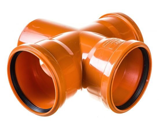 Одноплоскостная крестовина наружной канализации RTP 110/110/110, 87 градусов 14602 – изображение 3