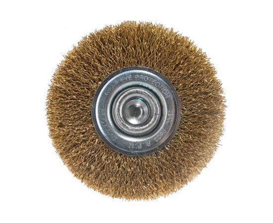 Кордщетка для дрели дисковая (латунь, 50х10 мм) JTC 5852 – изображение 4