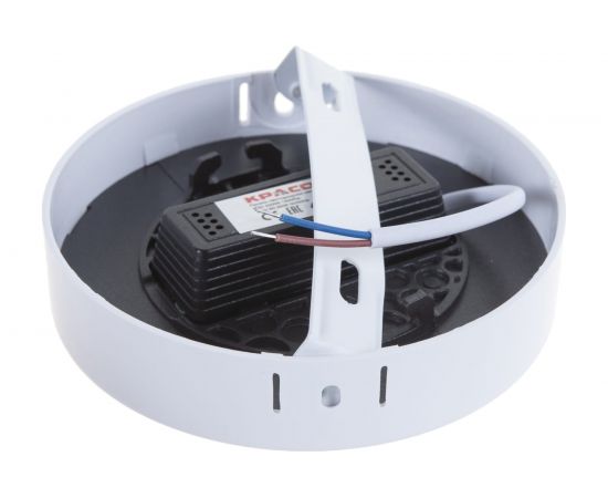 Светодиодный светильник KRASO белый корпус ЖКХ 12Вт круглый корпус 6000К 960Лм IP20 HPNL-R12 – изображение 4