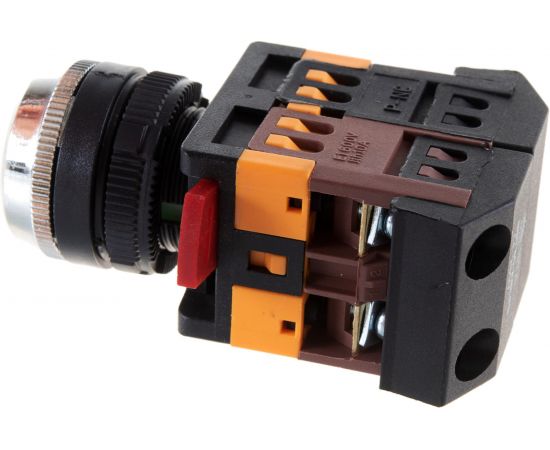 Кнопка ЭРА ABLFS-22 зеленый, d22мм, неон, 240В, 1з+1р, 10/400/6000 Б0045656 – изображение 4