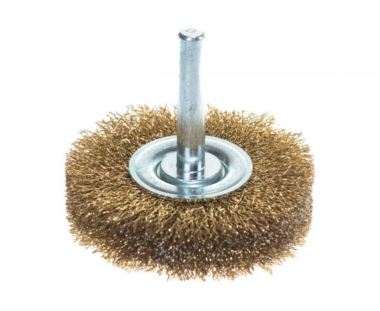 Кордщетка для дрели дисковая (латунь, 50х10 мм) JTC 5852 – изображение 5
