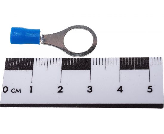 Кольцевой изолированный наконечник REXANT диам.10.5мм 1.5-2.5кв.мм синий 08-0037 – изображение 5