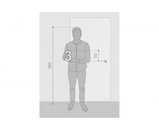 Цифра из металла на дом/ворота/забор, 3_A Промсвязь, 200 мм PSN3A200 – изображение 7