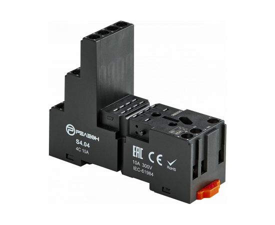 Розетка для реле РЕЛЕОН RP4.34 и модуля PM8 10А S404 