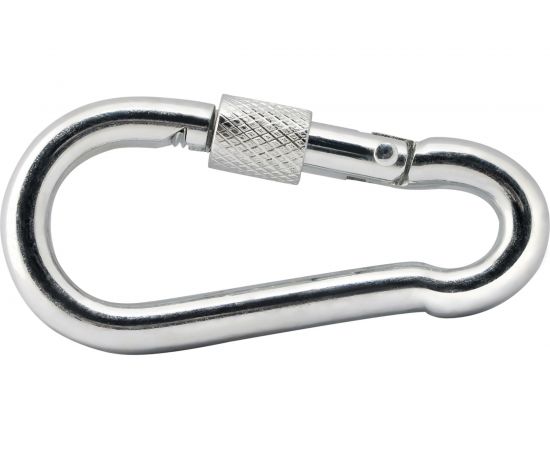 Карабин с фиксатором Саморезик 12х140 DIN 5299 D DIN5299D-12х140-1 