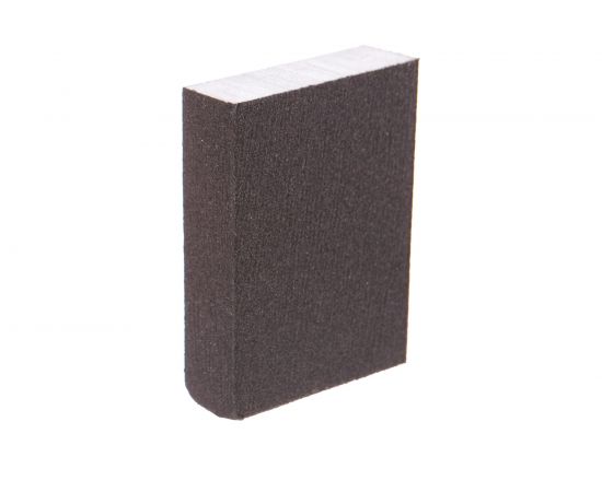 Губка шлифовальная четырехсторонняя (100х68х26 мм; Р120) ""МАСТЕР"" Зубр 35611-120 