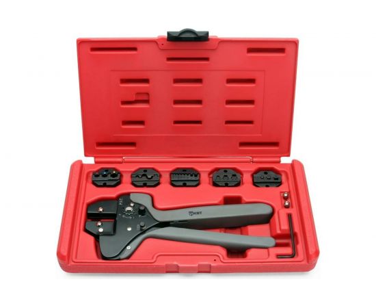 Пресс-клещи с набором матриц КВТ CTF 55922 