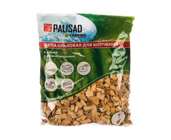 Щепа ольховая с можжевельником для копчения PALISAD Camping Россия 69512 