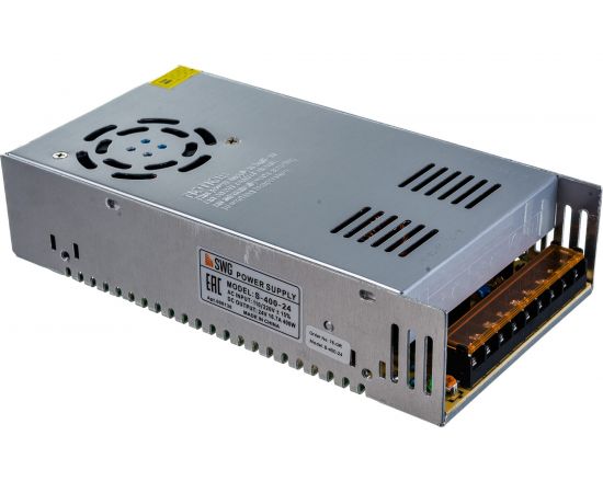 Блок питания SWG S-400-24, сетка, 400 W, 24V 00000000130 