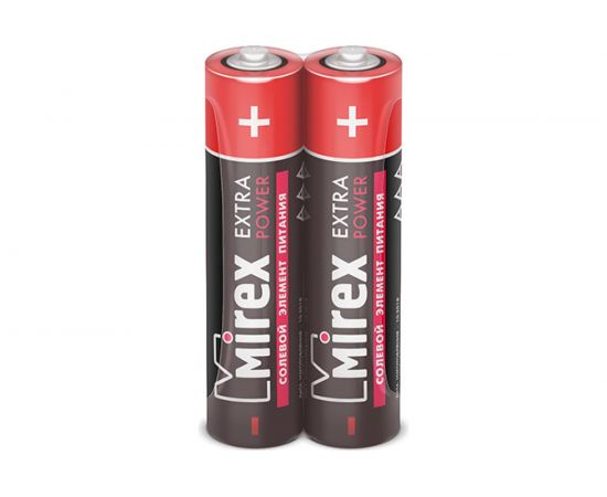 Батарея Mirex, солевая R03 / AAA 1,5V 2 шт shrink 23702-ER03-S2 