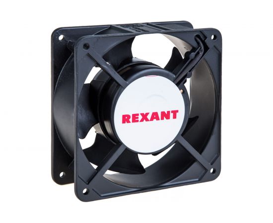 Осевой вентилятор для охлаждения REXANT RX 120х120х38 мм 220 В клеммы 72-6121 