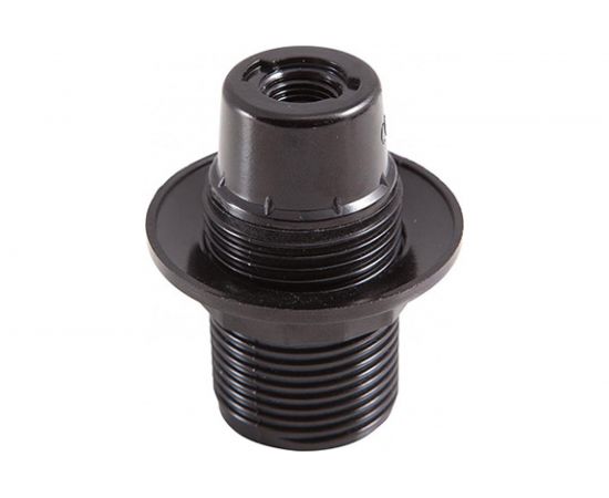 Патрон DORI Е14, с кольцом, карболитовый, черный 45762 