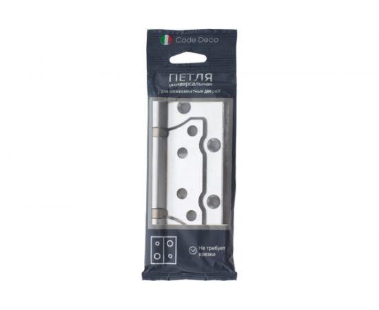 Петля накладная Code Deco 100*75*2,5-B2-CR 29172 – изображение 2