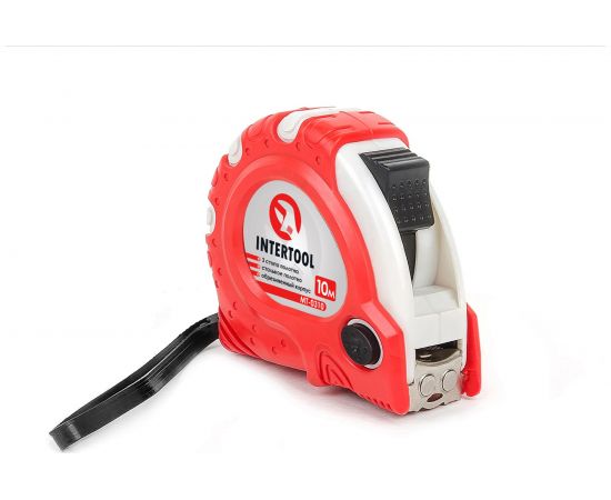 Рулетка с фиксатором INTERTOOL Супер Магнит blister 10 м х 25 мм MT-0310 – изображение 2