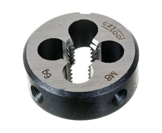 Резьбонарезной набор Bucovice Tools MINI-1, 9 предметов, плашки M3-M12, на блистере 330129 – изображение 2