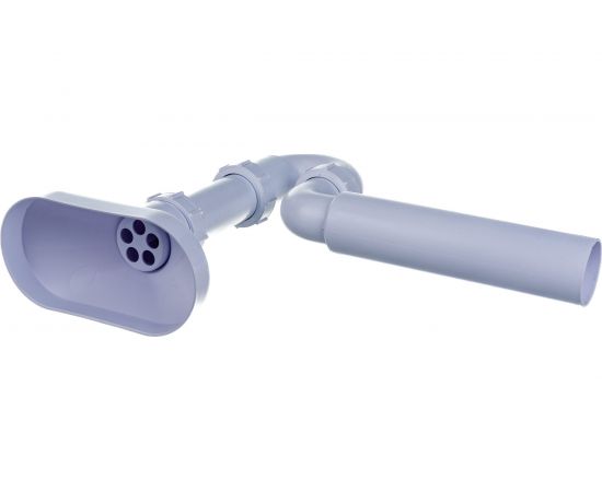 Трубный сифон McAlpine 1 1/2""х40 мм, для разрыва потока с приемной воронкой, HC7-FUN – изображение 2