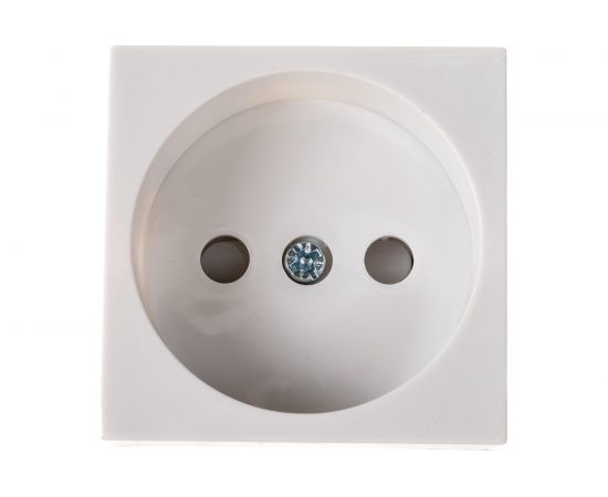 Розетка IEK РКС-20-20-П-К без заземления 2к на 2 модуля ПРАЙМЕР белая CKK-40D-RSB2-K01-K – изображение 2