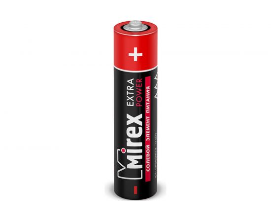 Батарея Mirex, солевая R03 / AAA 1,5V 2 шт shrink 23702-ER03-S2 – изображение 2