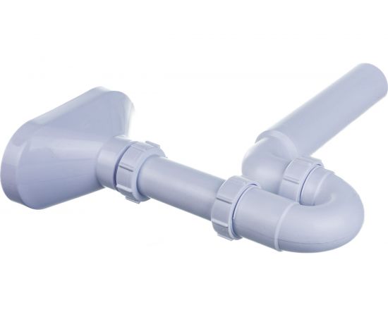 Трубный сифон McAlpine 1 1/2""х40 мм, для разрыва потока с приемной воронкой, HC7-FUN – изображение 3