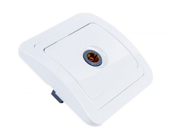 Телевизионная розетка, белая Makel Mimoza 12007 – изображение 3