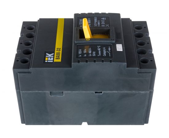 Автоматический выключатель IEK ВА88-32 3Р 125А 25кА SVA10-3-0125 – изображение 3