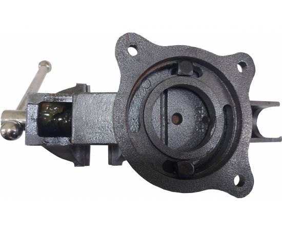 Слесарные тиски 150 мм, поворотные, стальные, с наковальней 17кг GRIFF g164030 – изображение 3