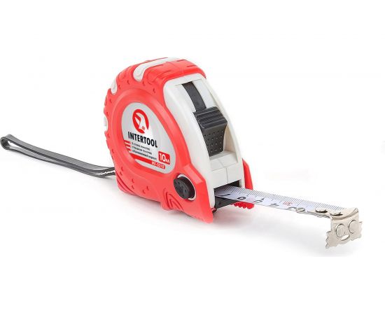 Рулетка с фиксатором INTERTOOL Супер Магнит blister 10 м х 25 мм MT-0310 – изображение 3