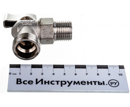Шаровой кран для стиральных машин ITAP угловой, 1/2x3/4 ART 392 – изображение 3