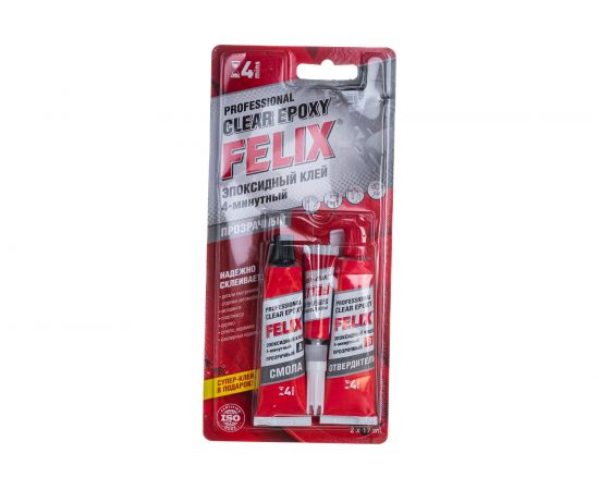 Эпоксидный клей FELIX (прозрачный; 34 г) 411040064 – изображение 3