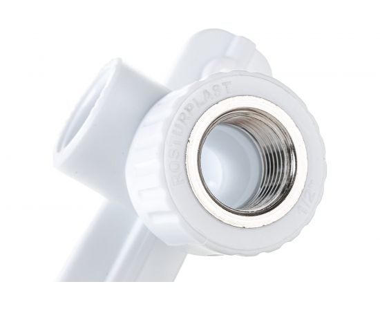 Угольник RTP PN25 комбинированный, с креплением двойной под смеситель. внутренняя резьба, D20х1/2 мм 10701 – изображение 4