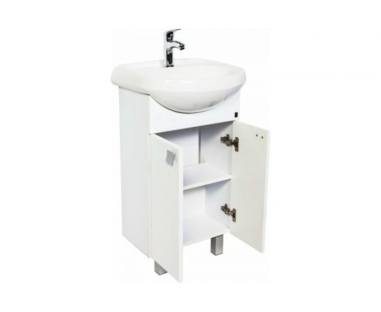 Напольная тумба с раковиной Orange Рио 50, белый глянец Ri-50TU+RA – изображение 4