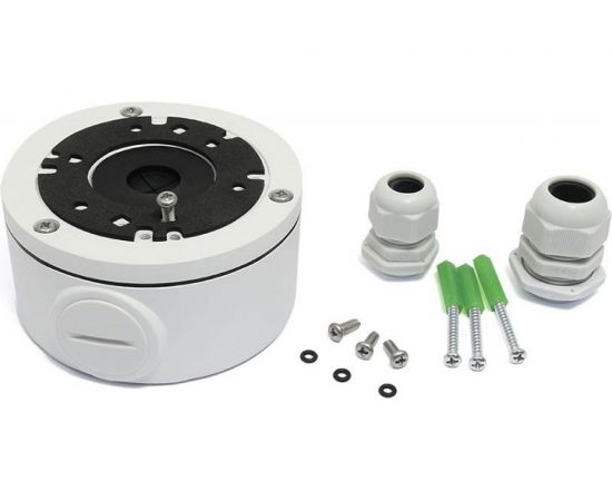 Уличная накладная распределительная коробка для видеокамер Amatek AV-BB2F металлическая 7000315 – изображение 4