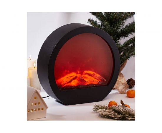 Светодиодный камин NEON-NIGHT Лаунж с эффектом живого огня 35.3х12.4х33.7см 513-038 – изображение 5