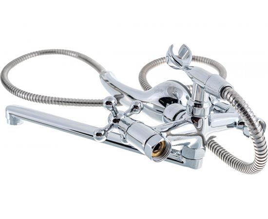 Смеситель для ванны LEDEME длинный излив, 30 мм керамика L2319 806430 – изображение 5