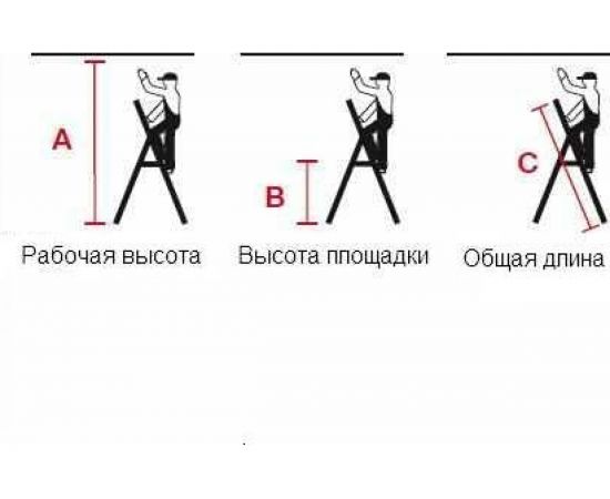 Стремянка Krause MONTO SECURY, 6 ступеней 126542 – изображение 5