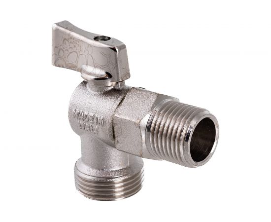 Шаровой кран для стиральных машин ITAP угловой, 1/2x3/4 ART 392 – изображение 5