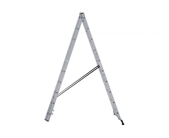 Трехсекционная лестница Новая Высота 3х14 ступеней 1230314 – изображение 6