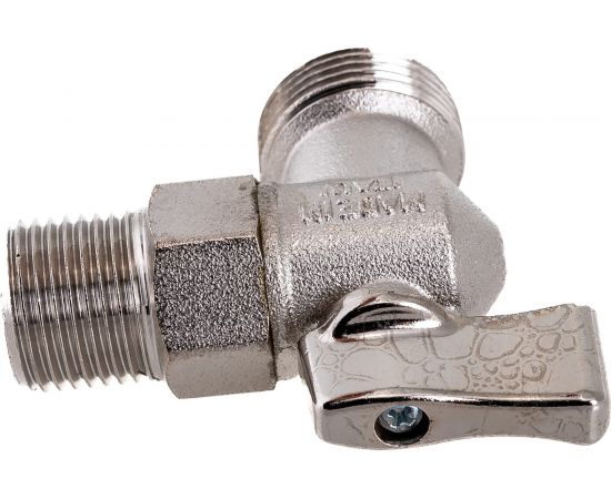 Шаровой кран для стиральных машин ITAP угловой, 1/2x3/4 ART 392 – изображение 7