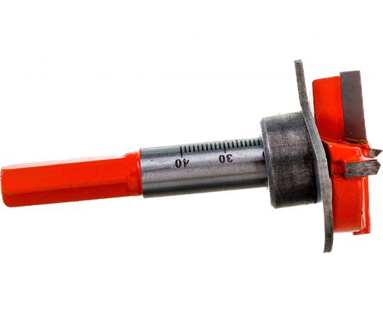 Фреза Форстнера 35 мм с победитом, ограничителем Strong СTК-05100035 