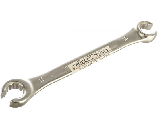Гаечный разрезной ключ 16х18 FORCE 7511618 