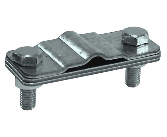 Соединительный зажим EZETEK полоса/пруток — полоса параллельный, оцинковка 90559 