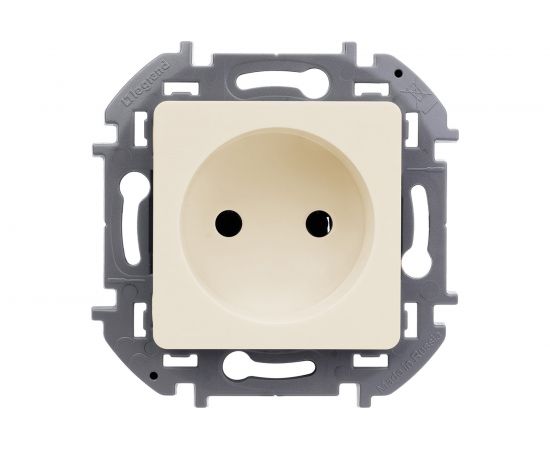 Розетка Legrand 2К - 16 А - 250 В - INSPIRIA - слоновая кость 673711 