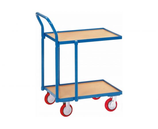 Платформенная 2-х ярусная тележка для евробокса МосТележка 620x420 ТКЕФ2-6242 