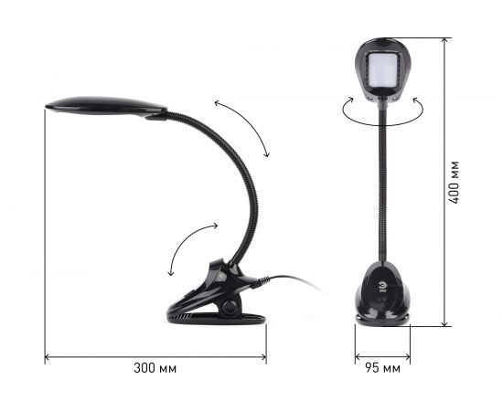 Настольный светильник ЭРА NLED4788WBK черный Б0041085 – изображение 11
