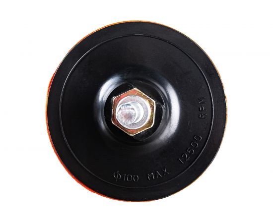 Диск резиновый опорный с липучкой 100 мм, для АГШК Черепашка + переходник On 19-09-000 – изображение 2