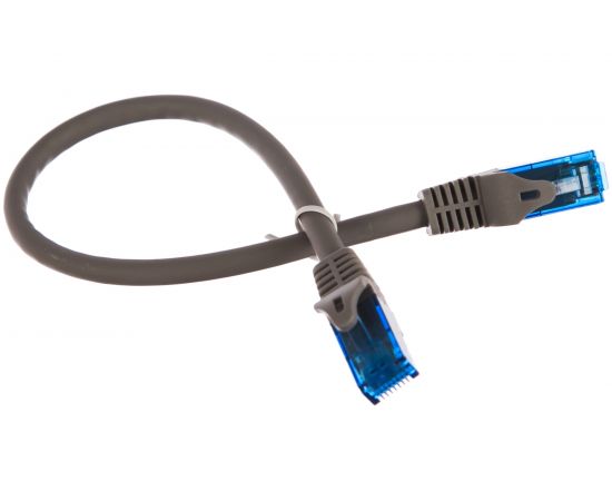 Шнур NIKOMAX U/UTP 4 пары, категория 6, 2хRJ45/8P8, серый, 0,3м NMC-PC4UE55B-ES-003-C-GY – изображение 2